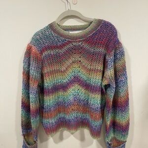 Colorful Knit Women's Sweater